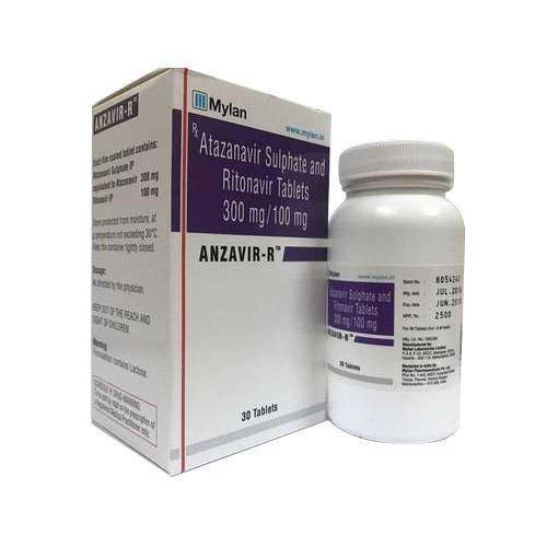 Анзавир-Р (ANZAVIR-R) — Атазанавир 300мг Ритонавир 100мг купить