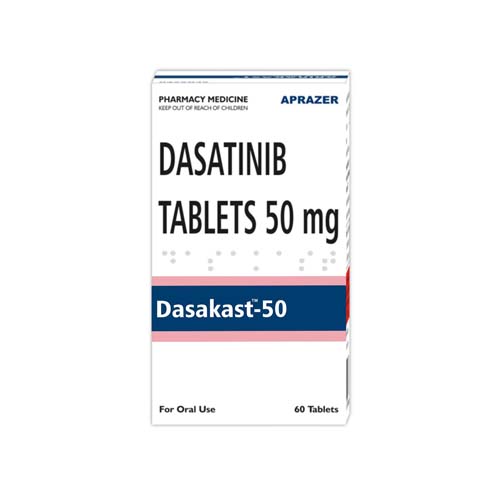 Дасакаст 50мг (DASAKAST 50MG) — Дасатиниб 50мг купить