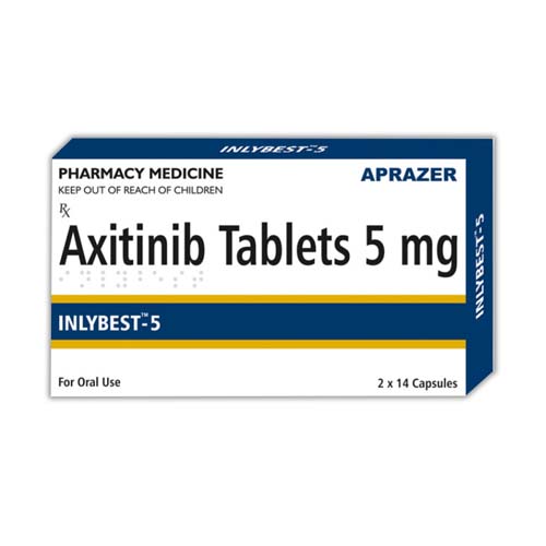Инлибест 5мг (INLYBEST 5MG) — Акситиниб 5мг купить