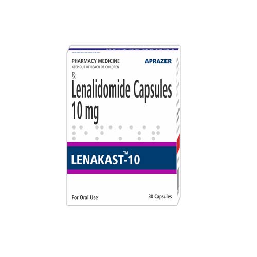 Ленакаст 10мг (LENAKAST 10MG) — Леналидомиде 10мг купить