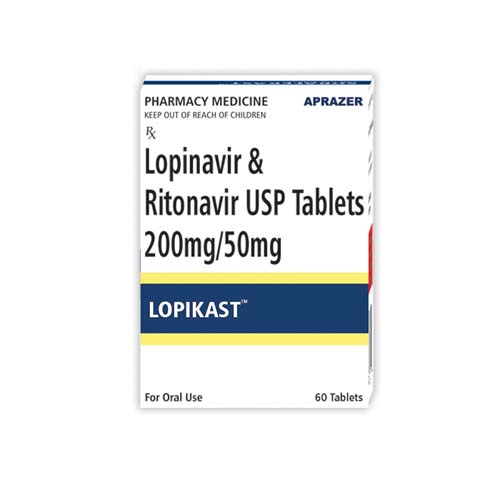 Лопикаст (LOPIKAST) — Лопинавир 200мг Ритонавир 50мг купить